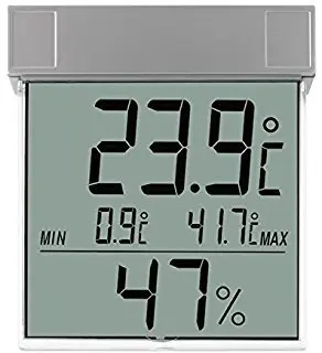 Termómetro Max/Min y humedad de ventana